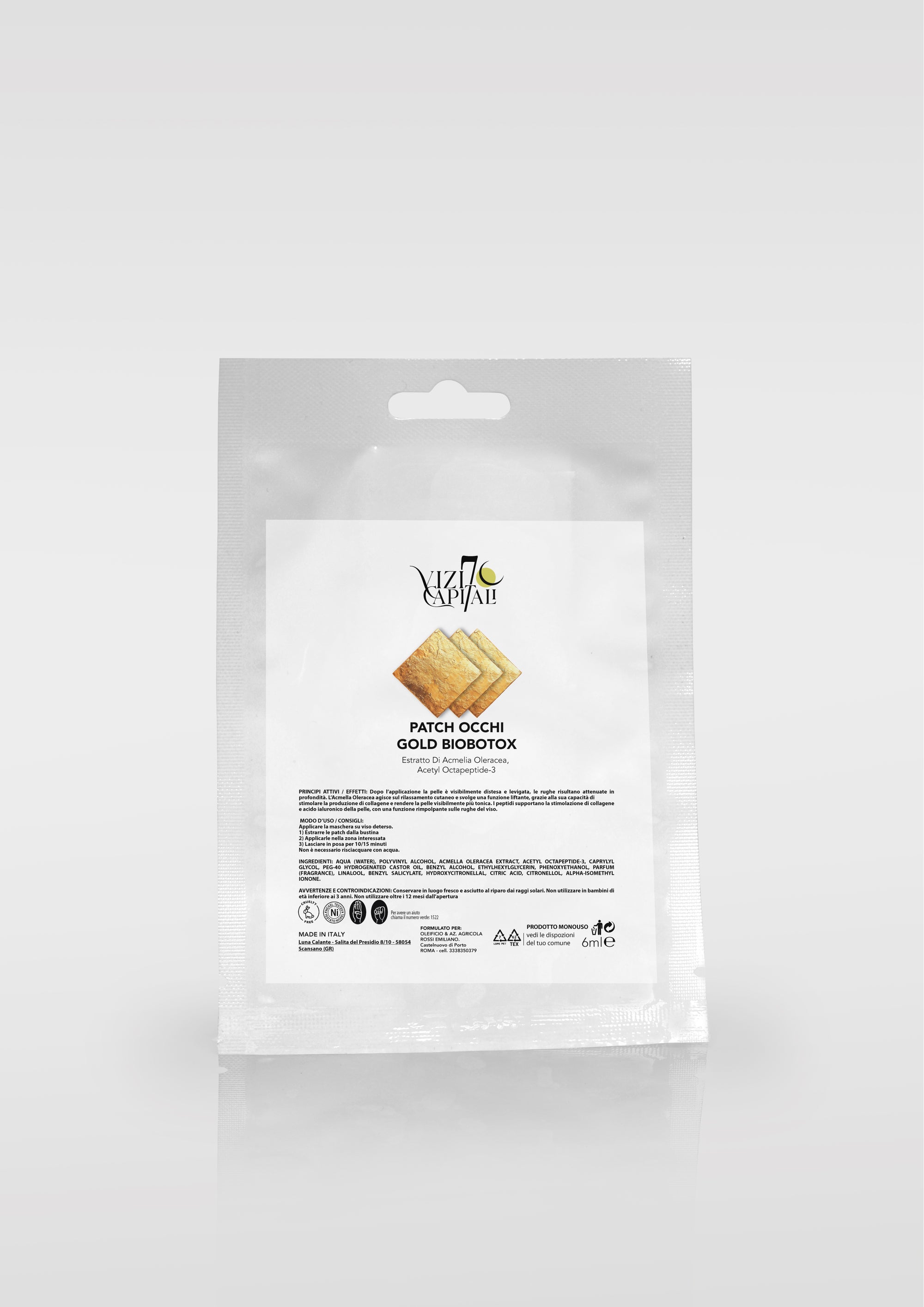 Patch Occhi Gold Biobotox